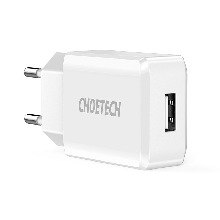 CHOETECH C0029  Single 5V/2A USB Fast Charging For 7/7 Plus/6S/6S Plus/6 Plus/6/SE (2020)/ 11/ 11Pro/11ProMax/XsMax,/XR/ XS/X/8/8 Plus/ AirPods/Ipad/Samsung/LG/HTC/Huawei/Moto/xiao MI and More